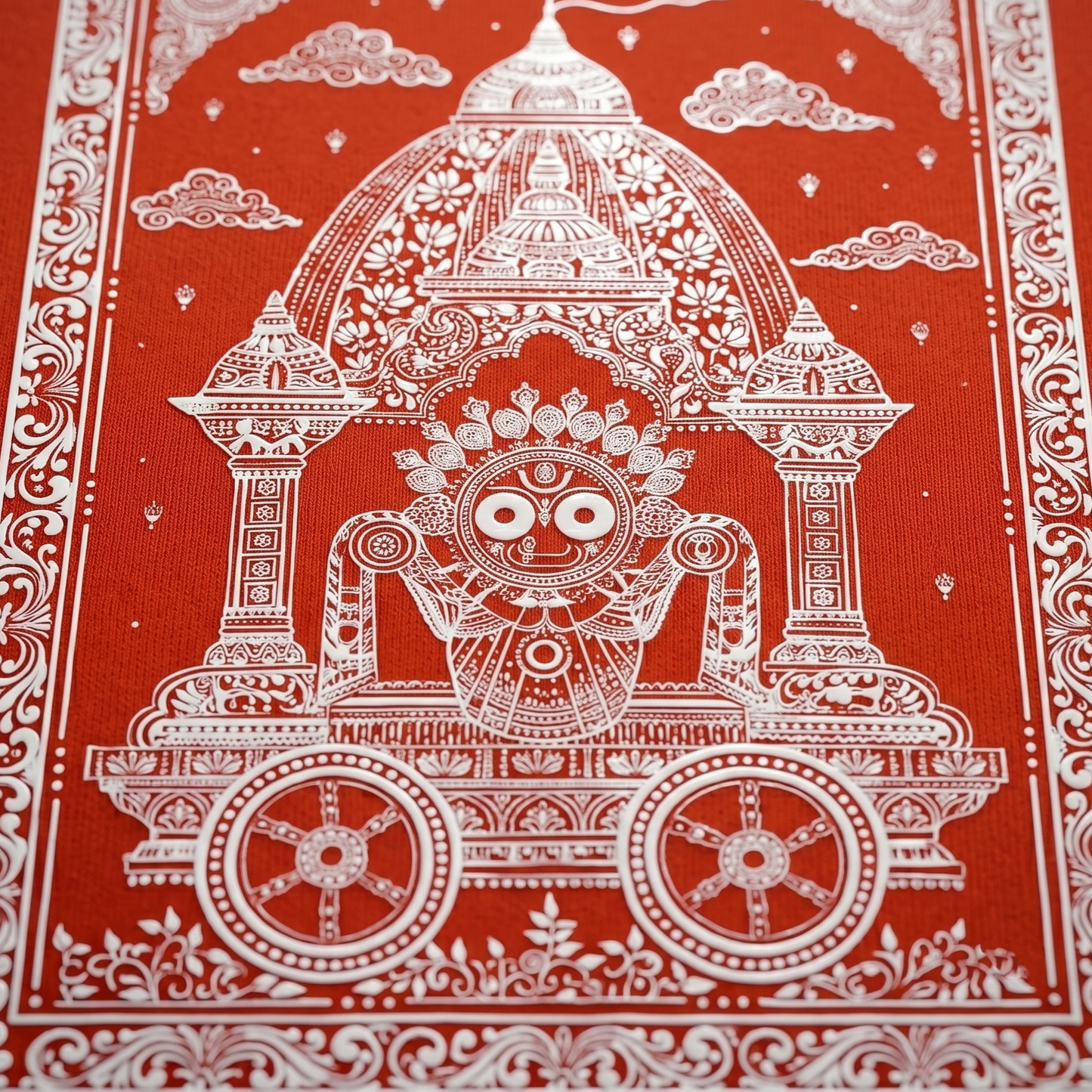 "Nila Chakra Yatra" – A Journey of Faith, Heritage & Home Oversized T-shirt