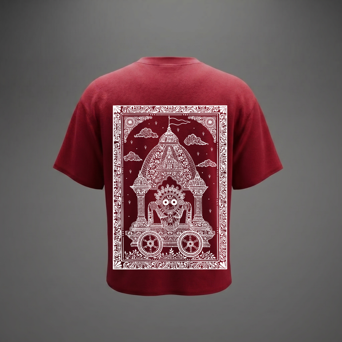 "Nila Chakra Yatra" – A Journey of Faith, Heritage & Home Oversized T-shirt