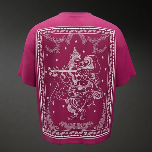 "Raas" The Sweetness of Divine Love Oversized T-shirt