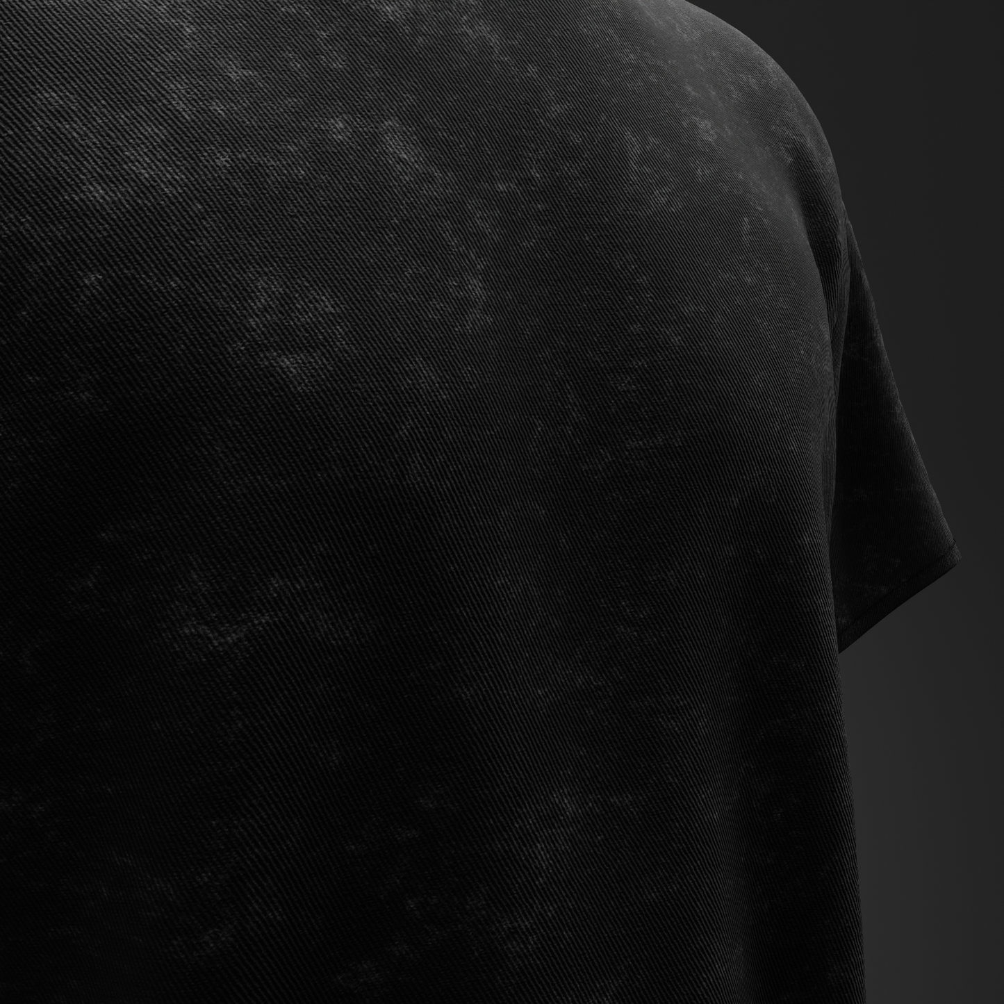 Black Acid Wash Oversized T-Shirt