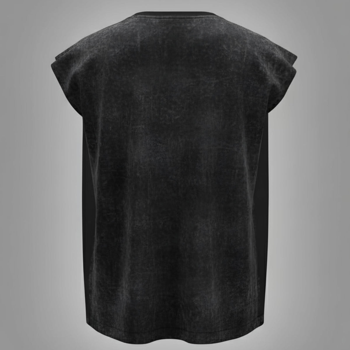 Black Acid Wash – Oversized Tank