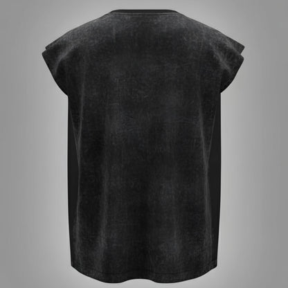 Black Acid Wash – Oversized Tank