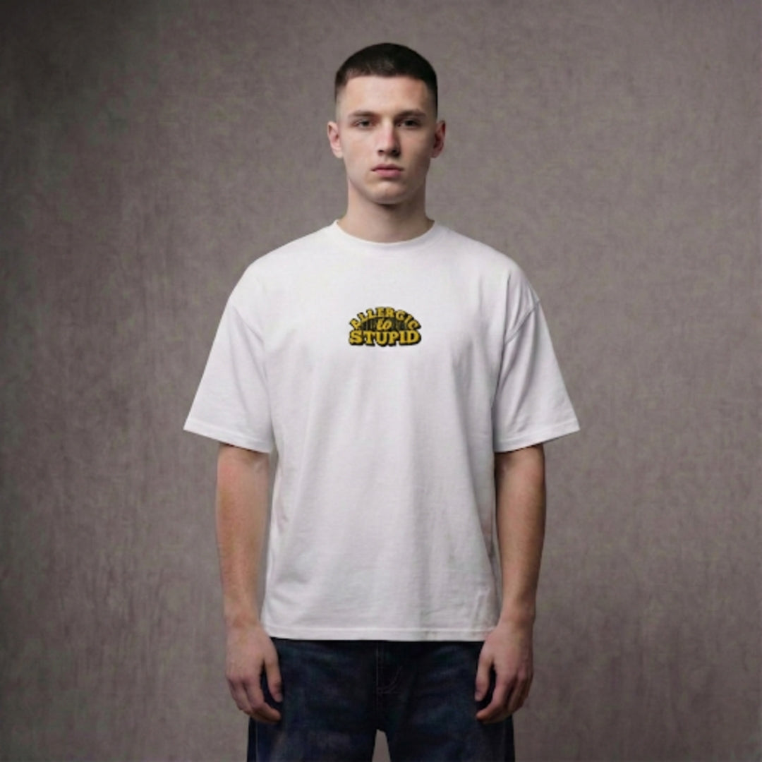 ALLERGIC TO STUPID – Oversized T-Shirt