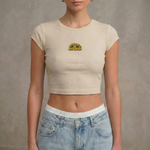 ALLERGIC TO STUPID - Crop Top