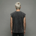 BLOOD OATH - Acid Wash Sleeveless T-Shirt