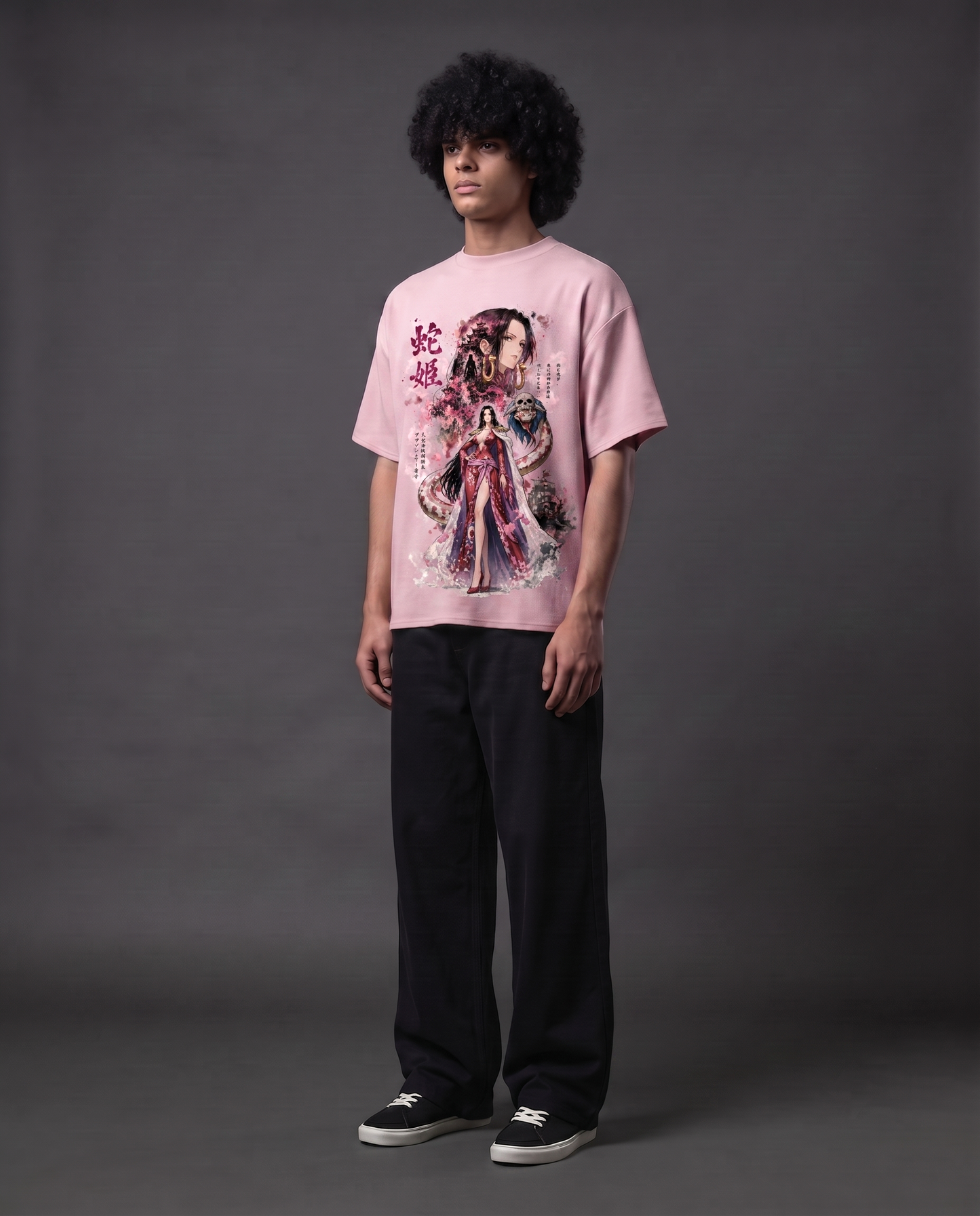 Boa Hancock – Empress of the Seas Oversized Anime T-Shirt