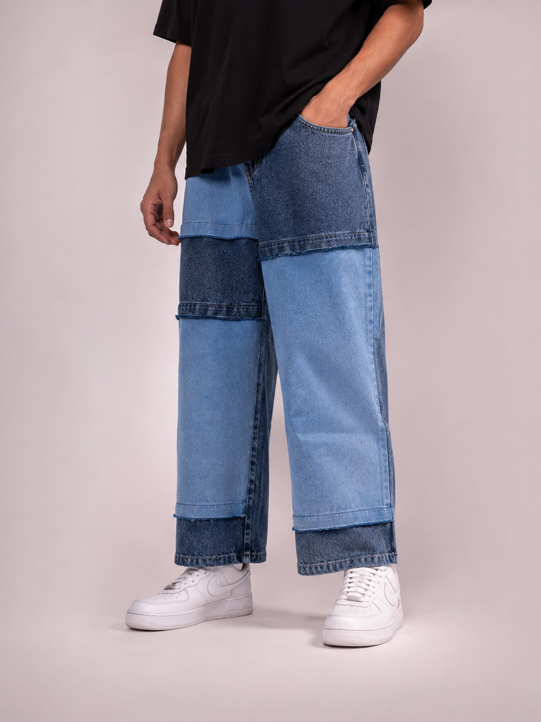 Indigo Mosaic – Patchwork Denim