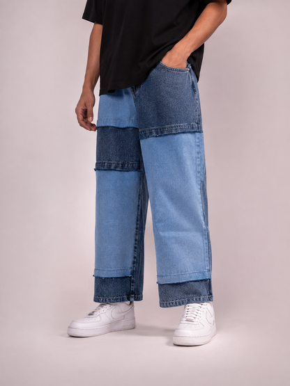 Indigo Mosaic – Patchwork Denim