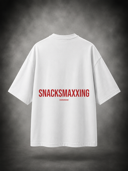 "Snacksmaxxing - Oversized T-Shirt