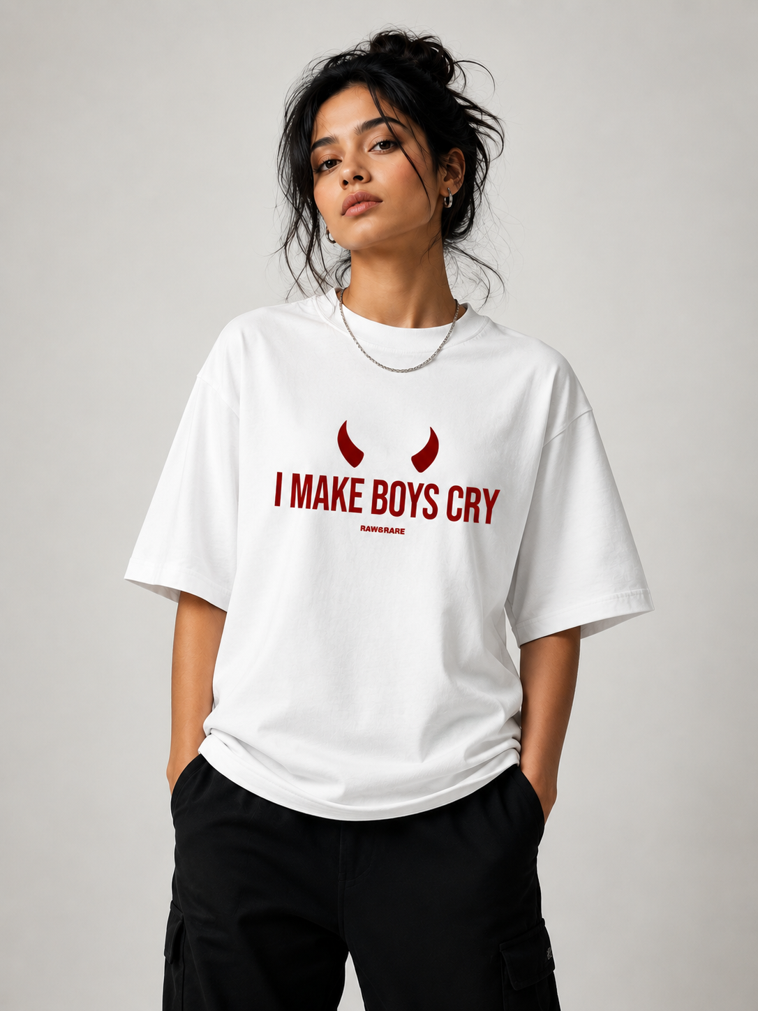 I Make Boys Cry - Oversized T-Shirt