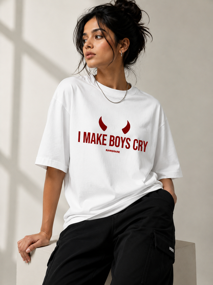 I Make Boys Cry - Oversized T-Shirt