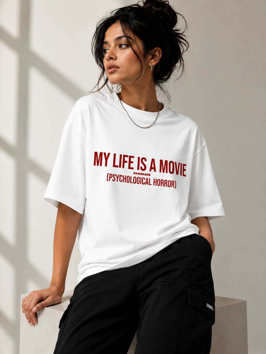 My Life Is A Movie (Psychological Horror) - Oversized T-shirt