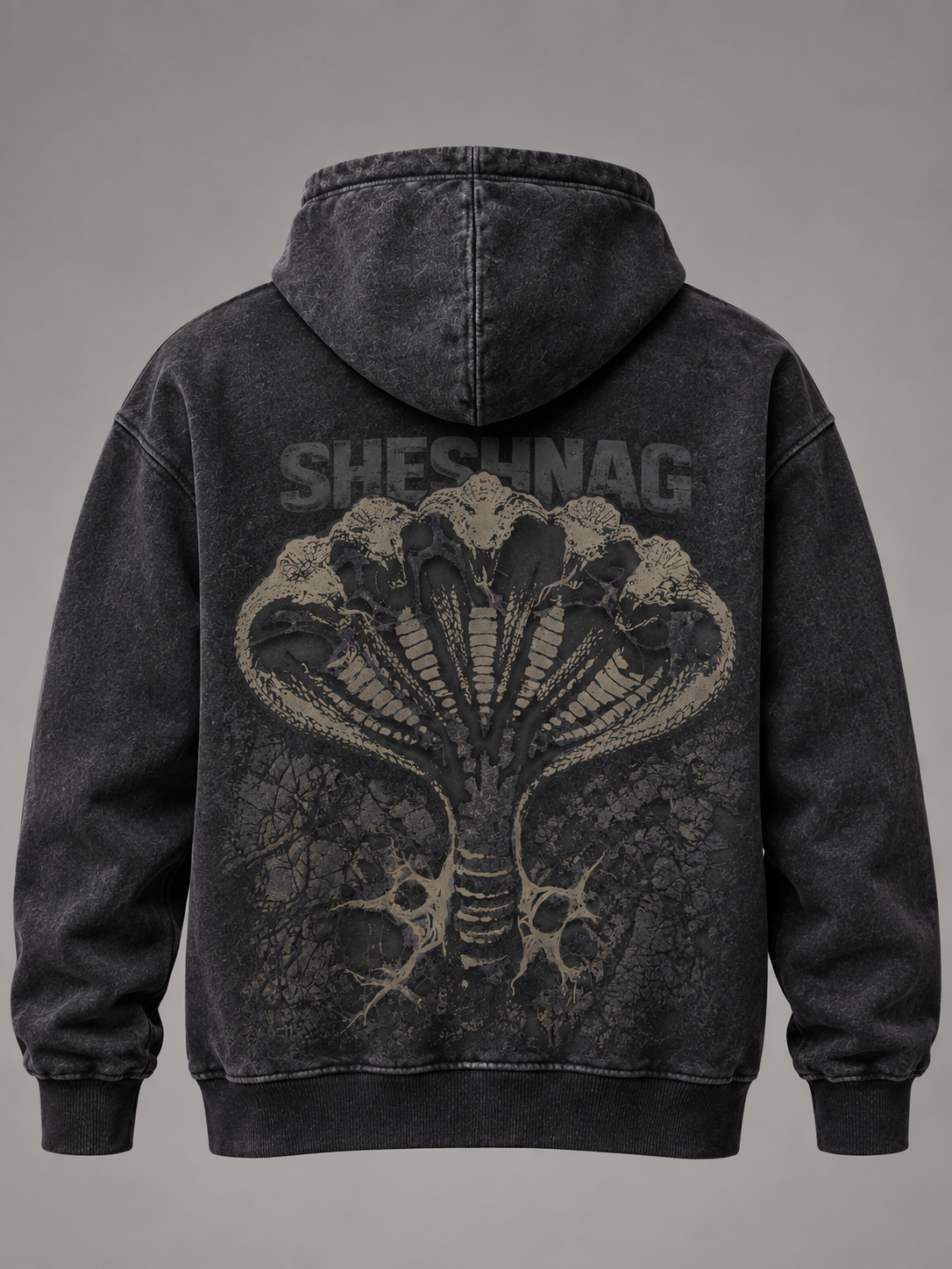 SHESHNAG — Vintage Washed 400 GSM Zipper Hoodie