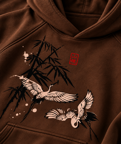 ZEN CRANE - Premium 400GSM Fleece Reglan Hoodie