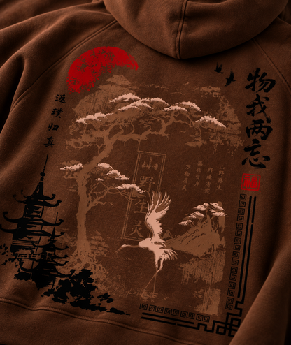 ZEN CRANE - Premium 400GSM Fleece Reglan Hoodie