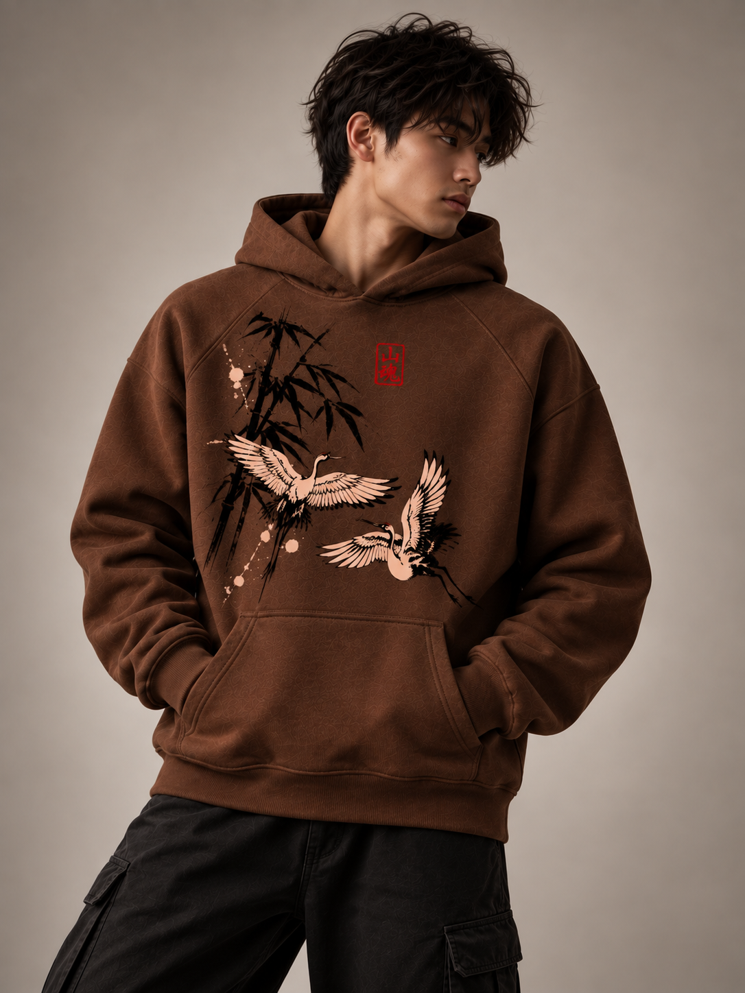 ZEN CRANE - Premium 400GSM Fleece Reglan Hoodie