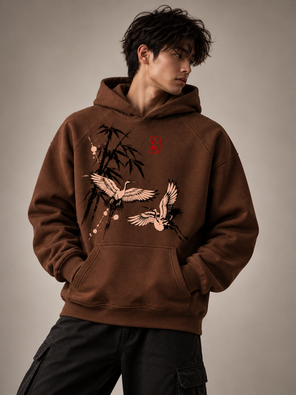 ZEN CRANE - Premium 400GSM Fleece Reglan Hoodie