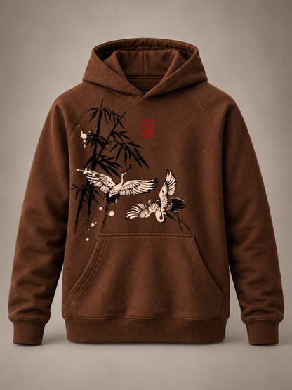 ZEN CRANE - Premium 400GSM Fleece Reglan Hoodie
