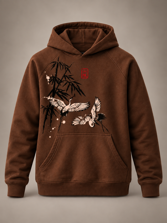 ZEN CRANE - Premium 400GSM Fleece Reglan Hoodie