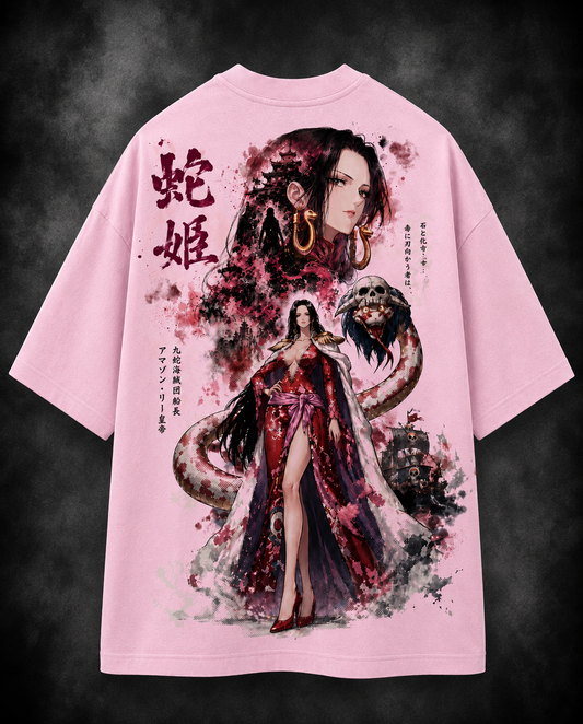 Boa Hancock – Empress of the Seas Oversized Anime T-Shirt
