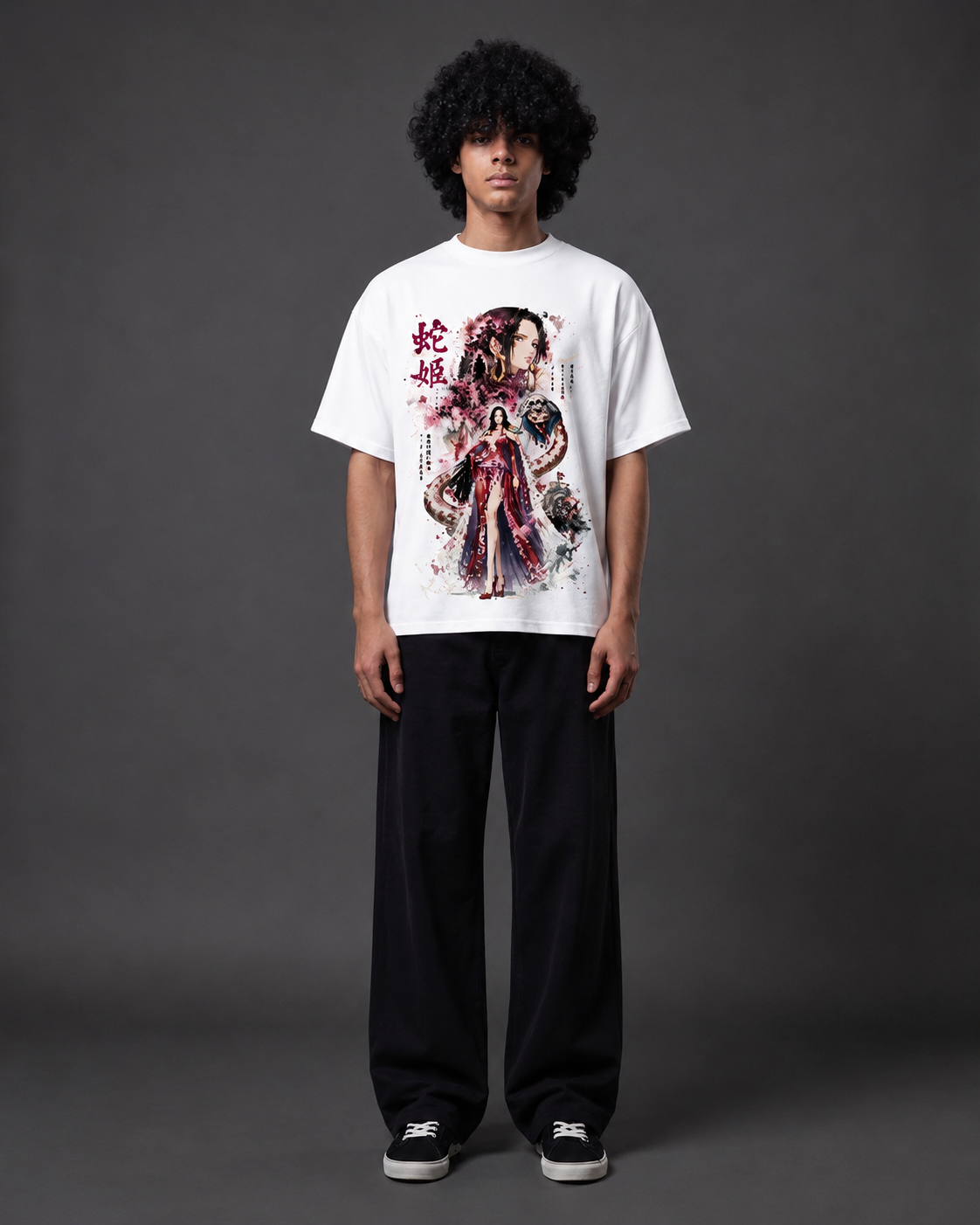 Boa Hancock – Empress of the Seas Oversized Anime T-Shirt