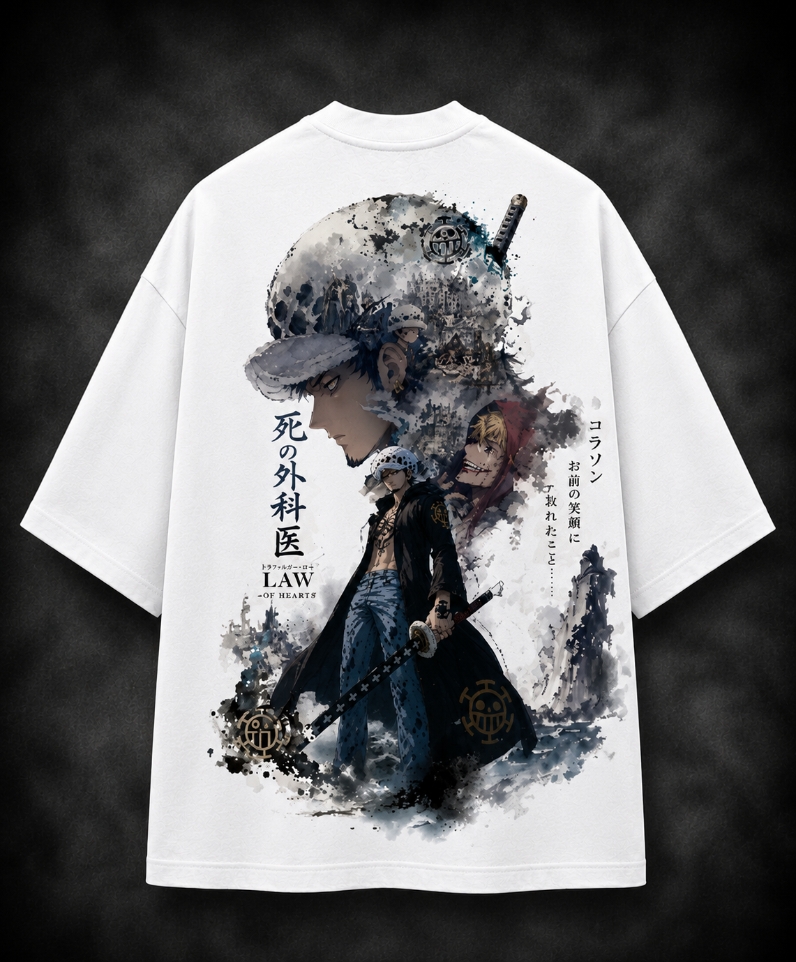 Trafalgar Law – Surgeon of Death Oversized Anime T-Shirt