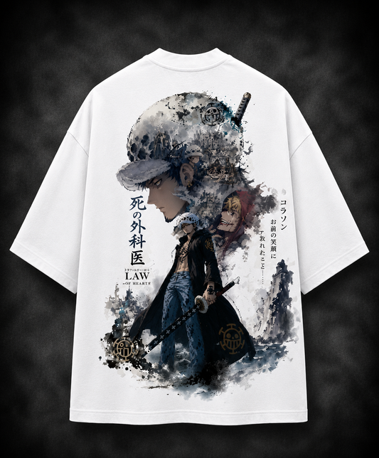 Trafalgar Law – Surgeon of Death Oversized Anime T-Shirt