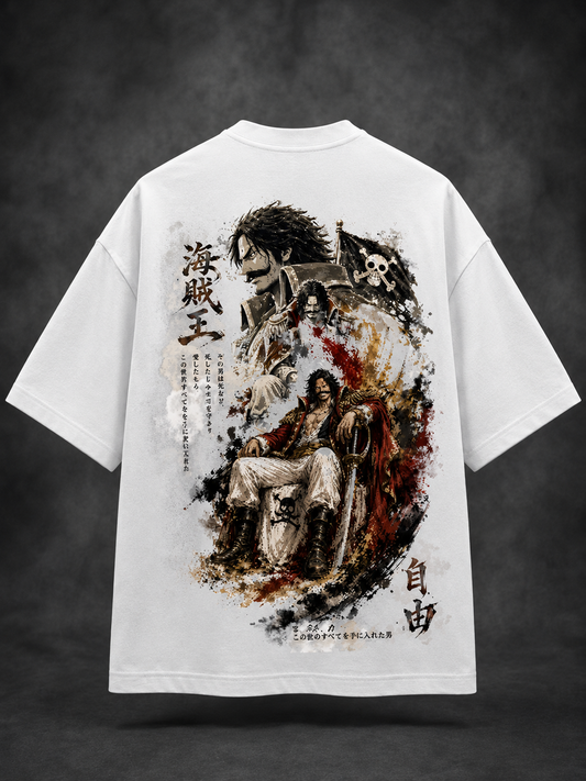 Gol D. Roger – Pirate King Oversized Anime T-Shirt