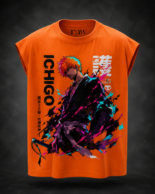 SHINIGAMI INSTINCT - Ichigo Oversized Sleeveless Tee