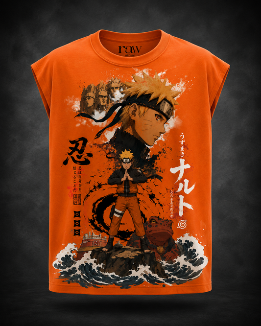 NINE TAILS LEGACY - Naruto Oversized Sleeveless Tee