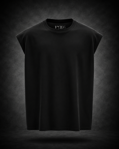 Jet Black – Oversized Tank