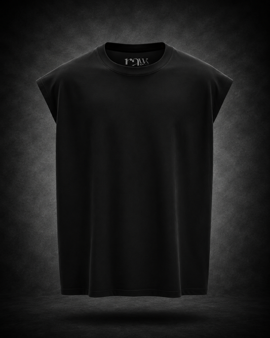 Jet Black – Oversized Tank