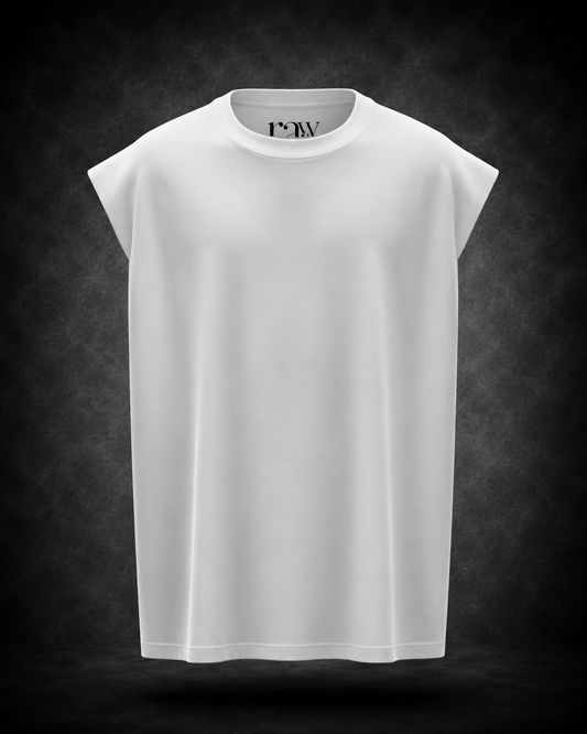 Clean White – Oversized Tank