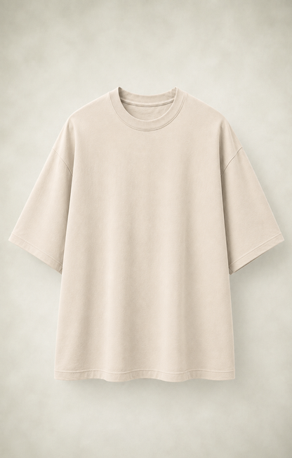 Soft Cream Oversized T-Shirt