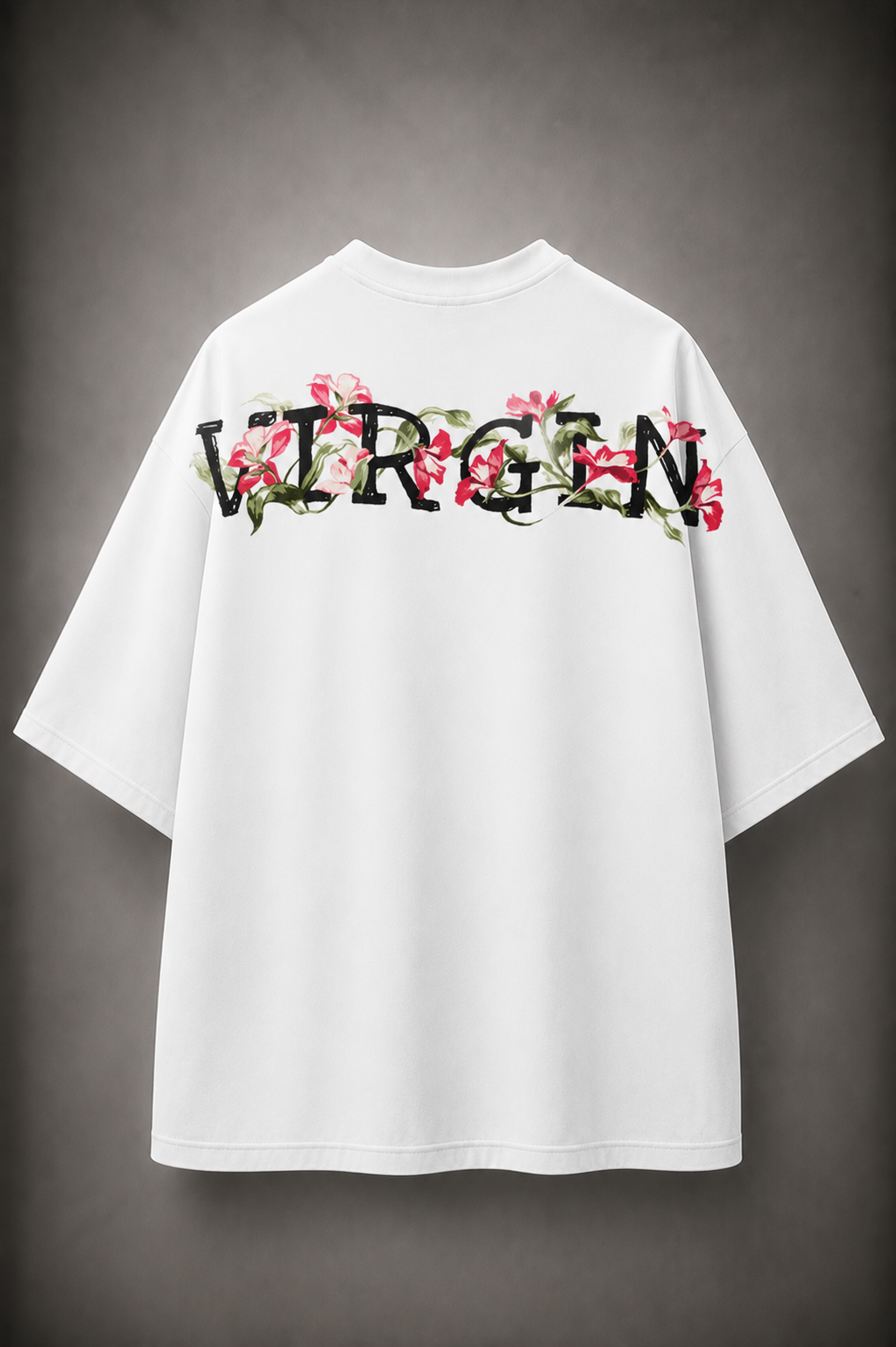 PLEASE BE GENTLE : The VIRGIN Tee – Oversized T-Shirt