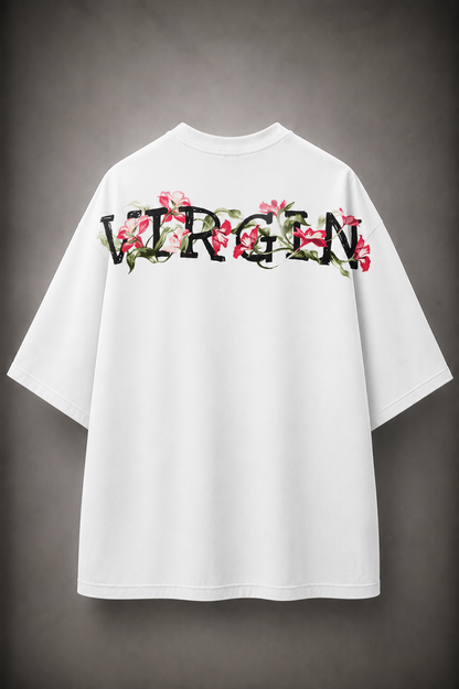 PLEASE BE GENTLE : The VIRGIN Tee – Oversized T-Shirt