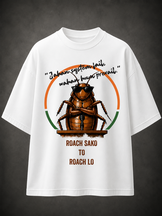 Roach Sako To Roach Lo  CJP - Oversized T-Shirt