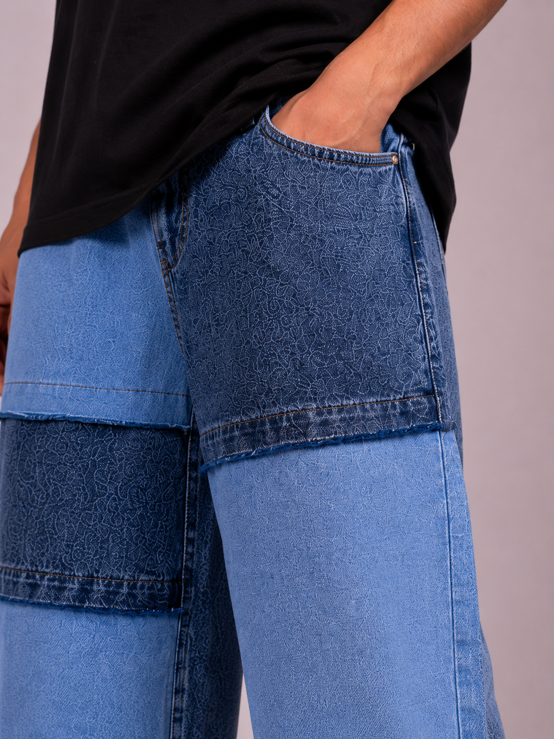 Indigo Mosaic – Patchwork Denim