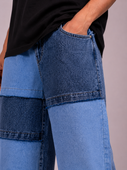 Indigo Mosaic – Patchwork Denim