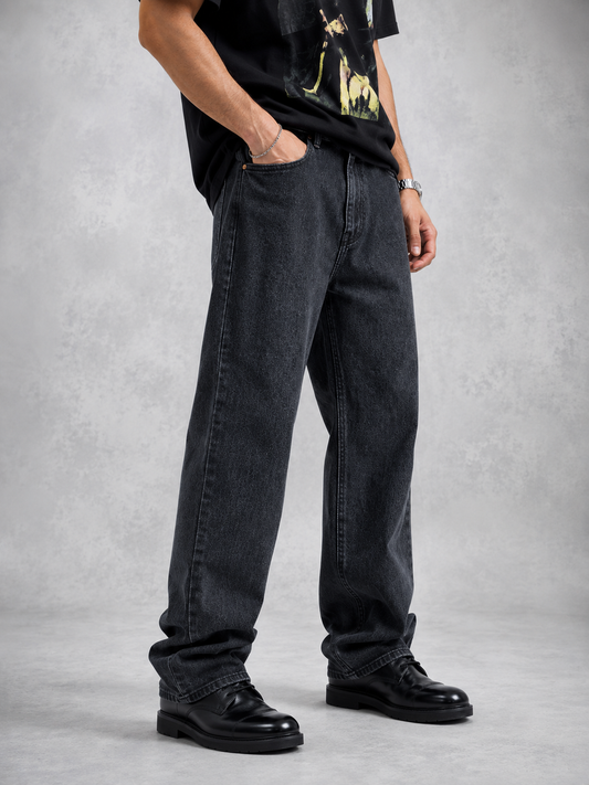 Ash Grey – Straight Fit Denim