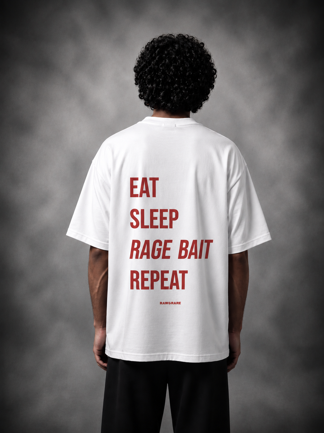 Eat Sleep Rage Bait Repeat - Oversized T-Shirt