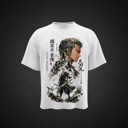 Roronoa Zoro – Three Sword Style Oversized Anime T-Shirt