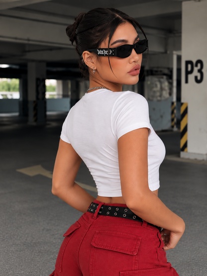 All This and Brains Too - Crop Top