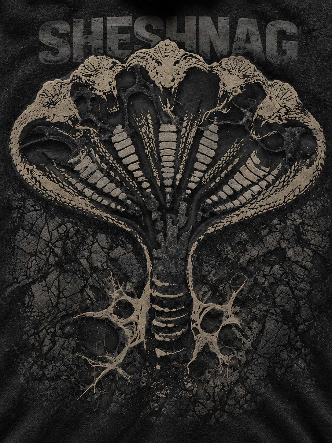 SHESHNAG — Vintage Washed 400 GSM Zipper Hoodie