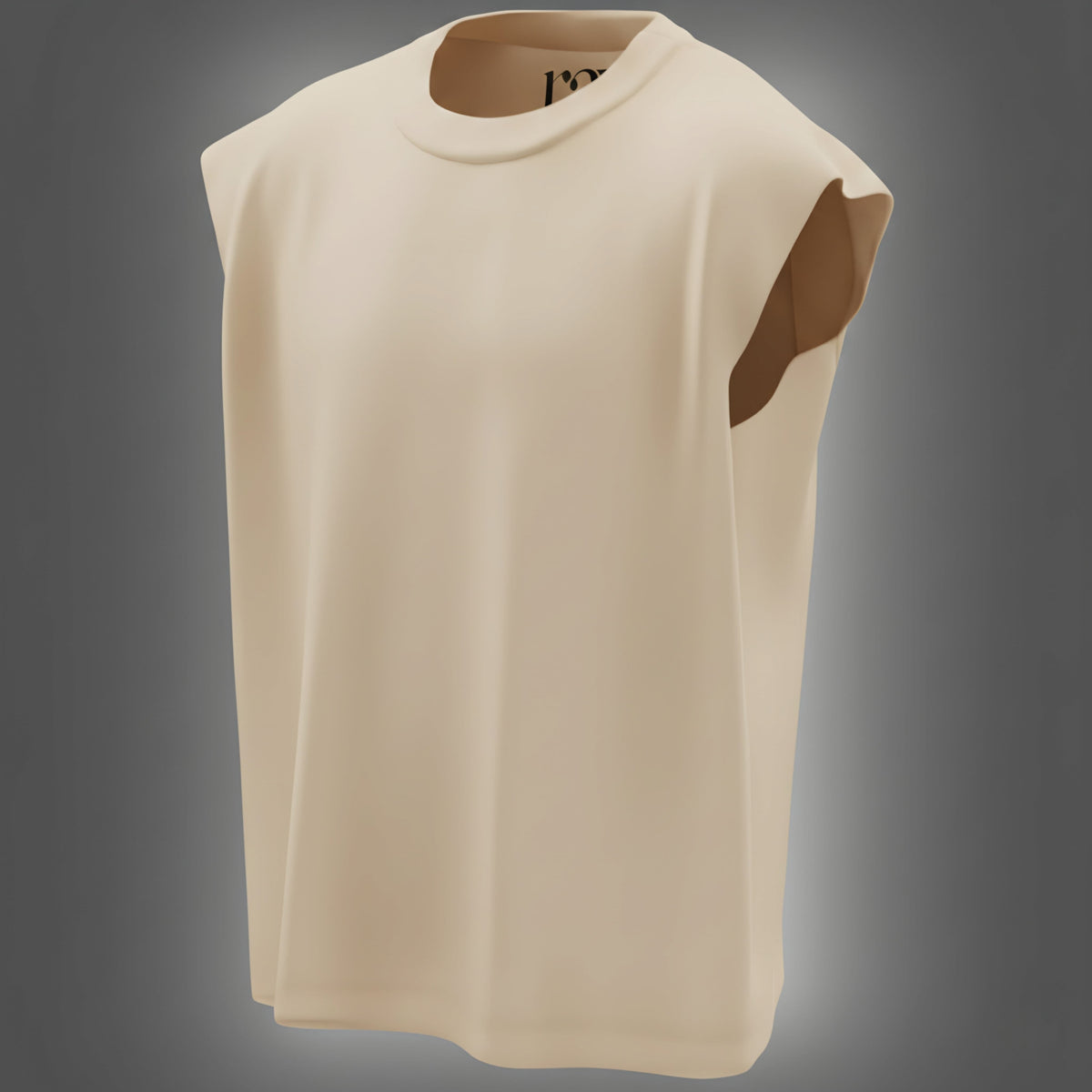 Soft Cream – Oversized Tank