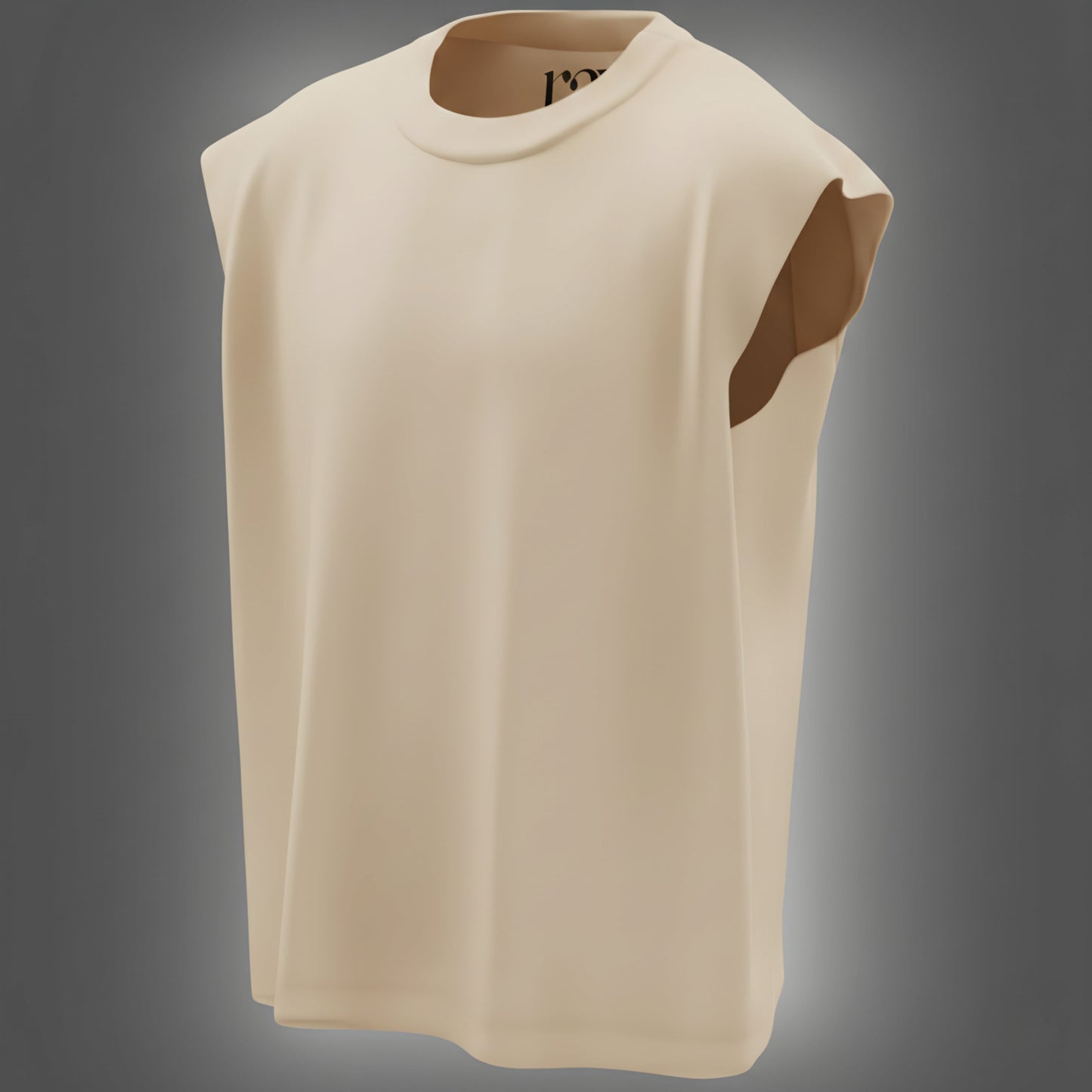 Soft Cream – Oversized Tank
