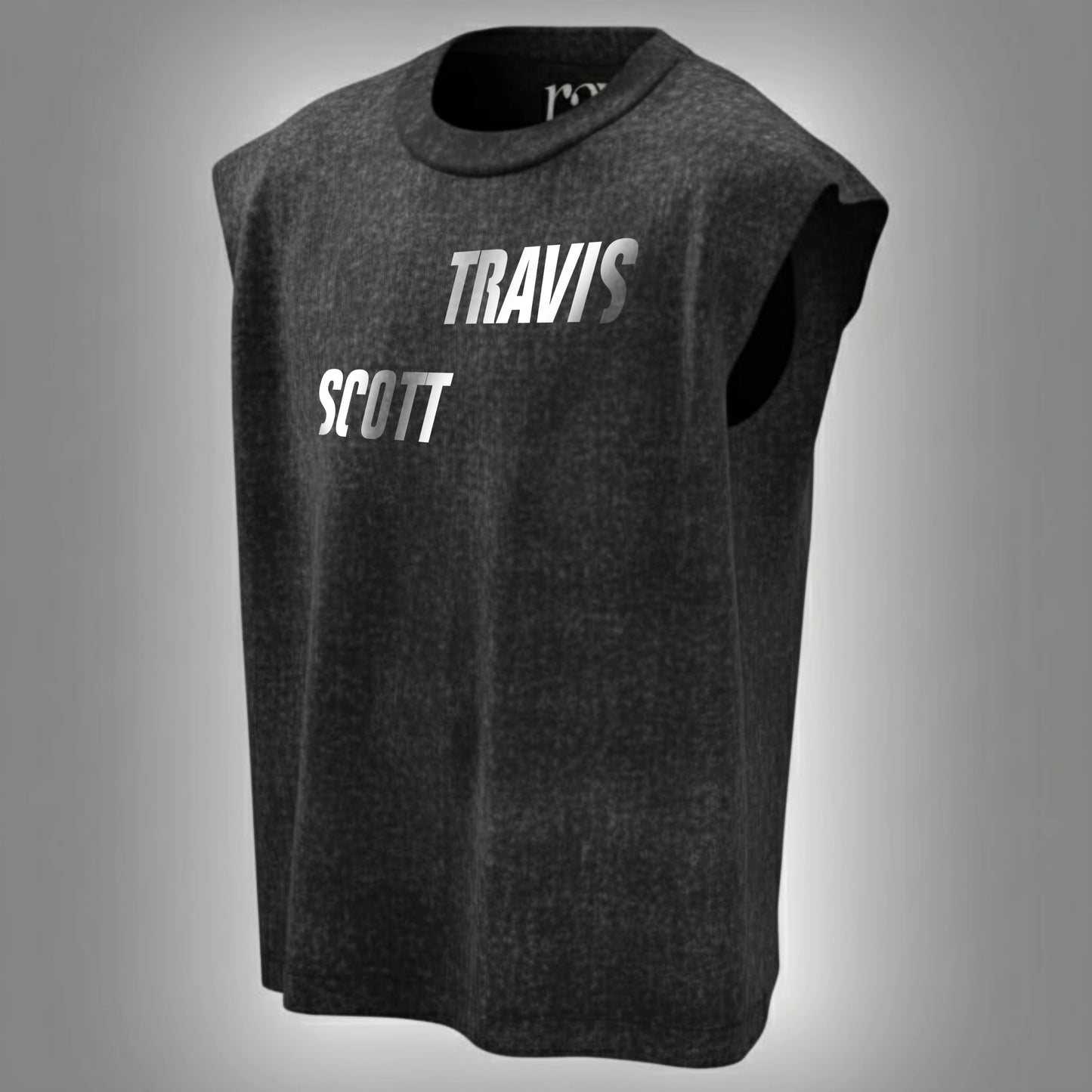 Crown of Thorns - Travis Scott Acid Washed Oversized Tank