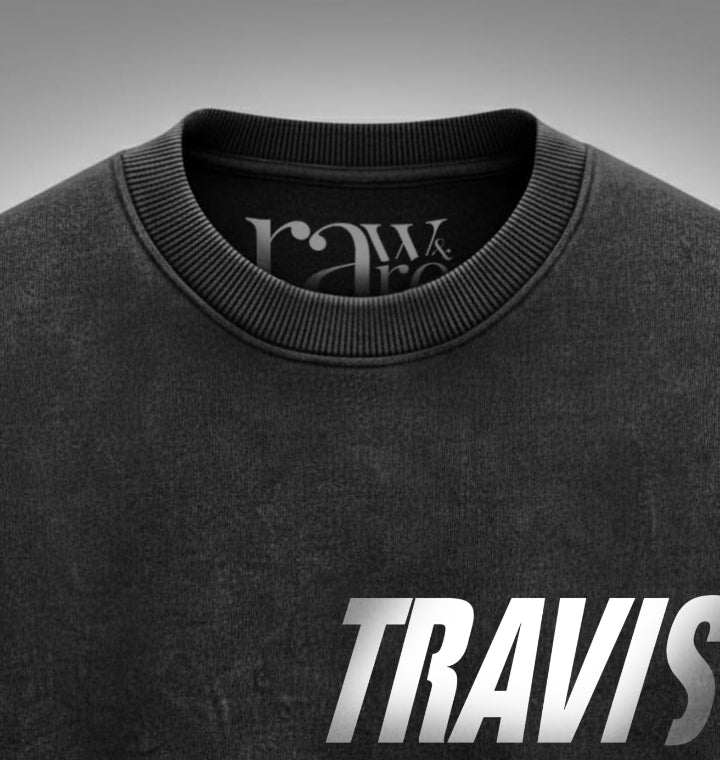 Crown of Thorns - Travis Scott Acid Washed Oversized Tank