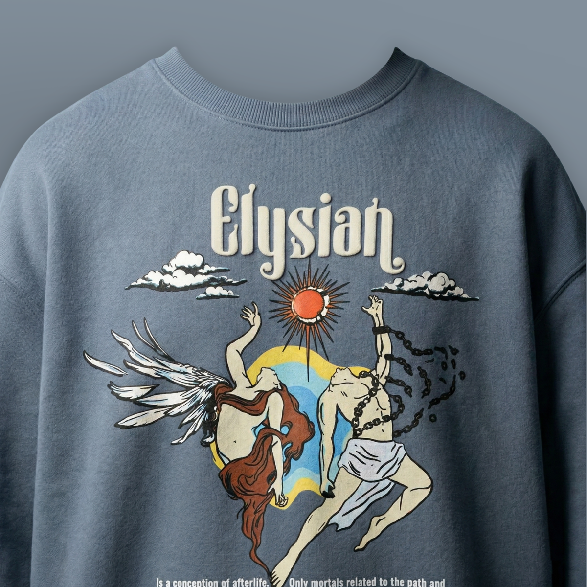 ELYSIAN  – Oversized Puff Print T-Shirt