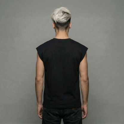 FOSSILS WORLD TOUR - Oversized Sleeveless T-Shirt